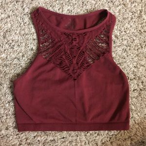 Maroon Bralette